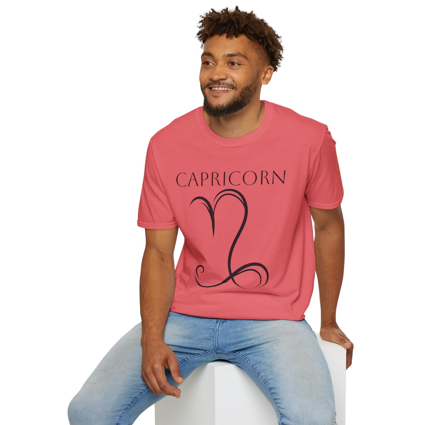 CAPRICORN - Unisex Softstyle T-Shirt 100% Cotton Graphic