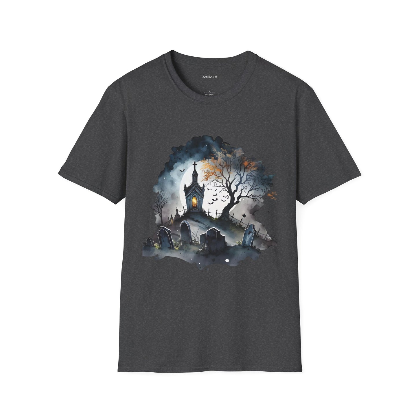 The Graveyard Unisex Softstyle T-Shirt 100% Cotton Graphic