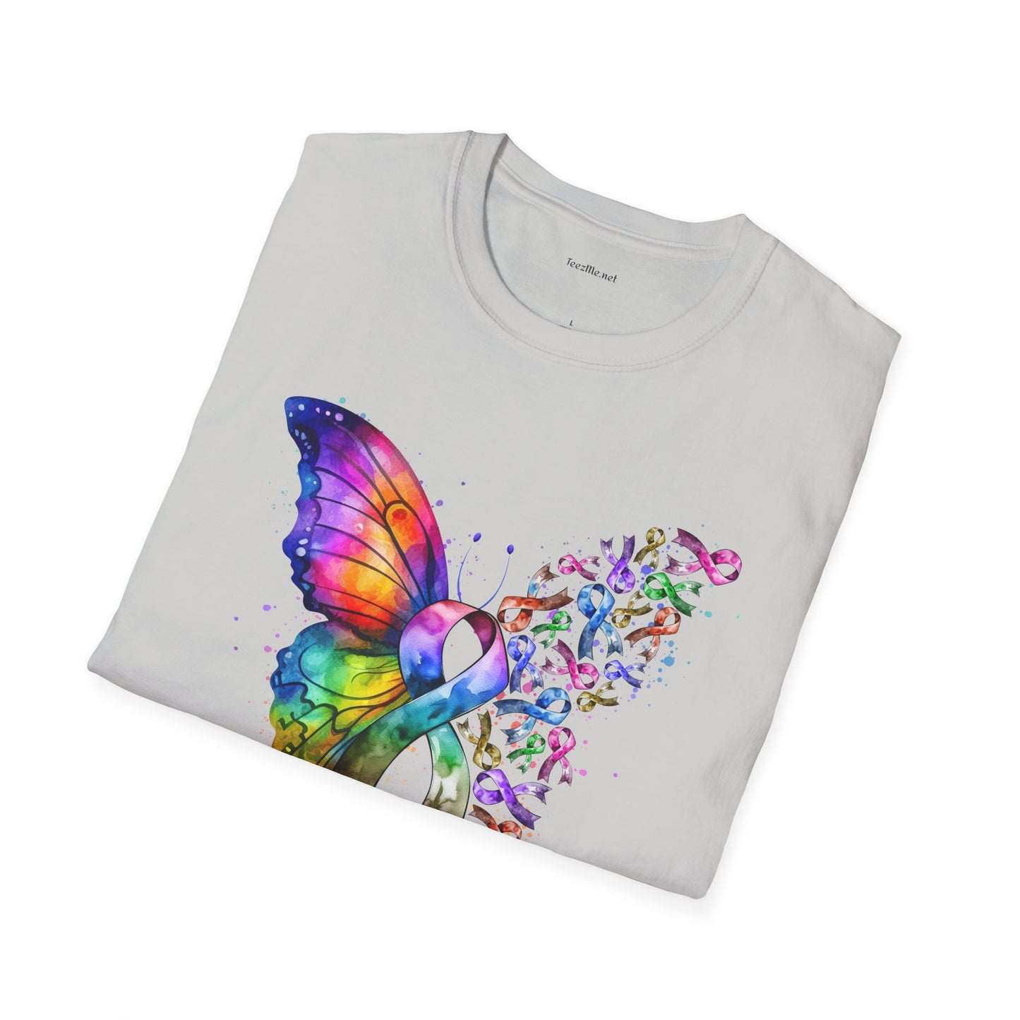 Fight Cancer - Unisex Softstyle T-Shirt 100% Cotton Graphic