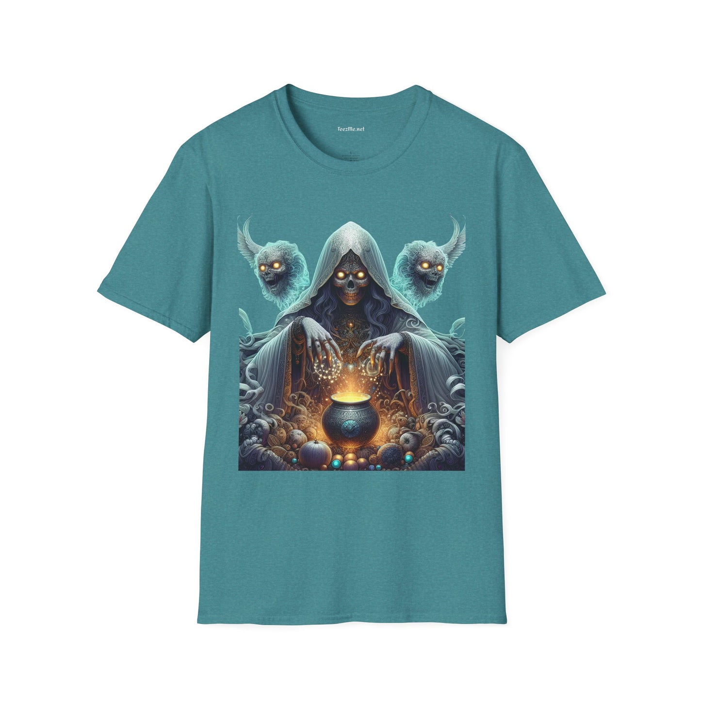 Anime Witch (4) Unisex Softstyle T-Shirt 100% Cotton Graphic