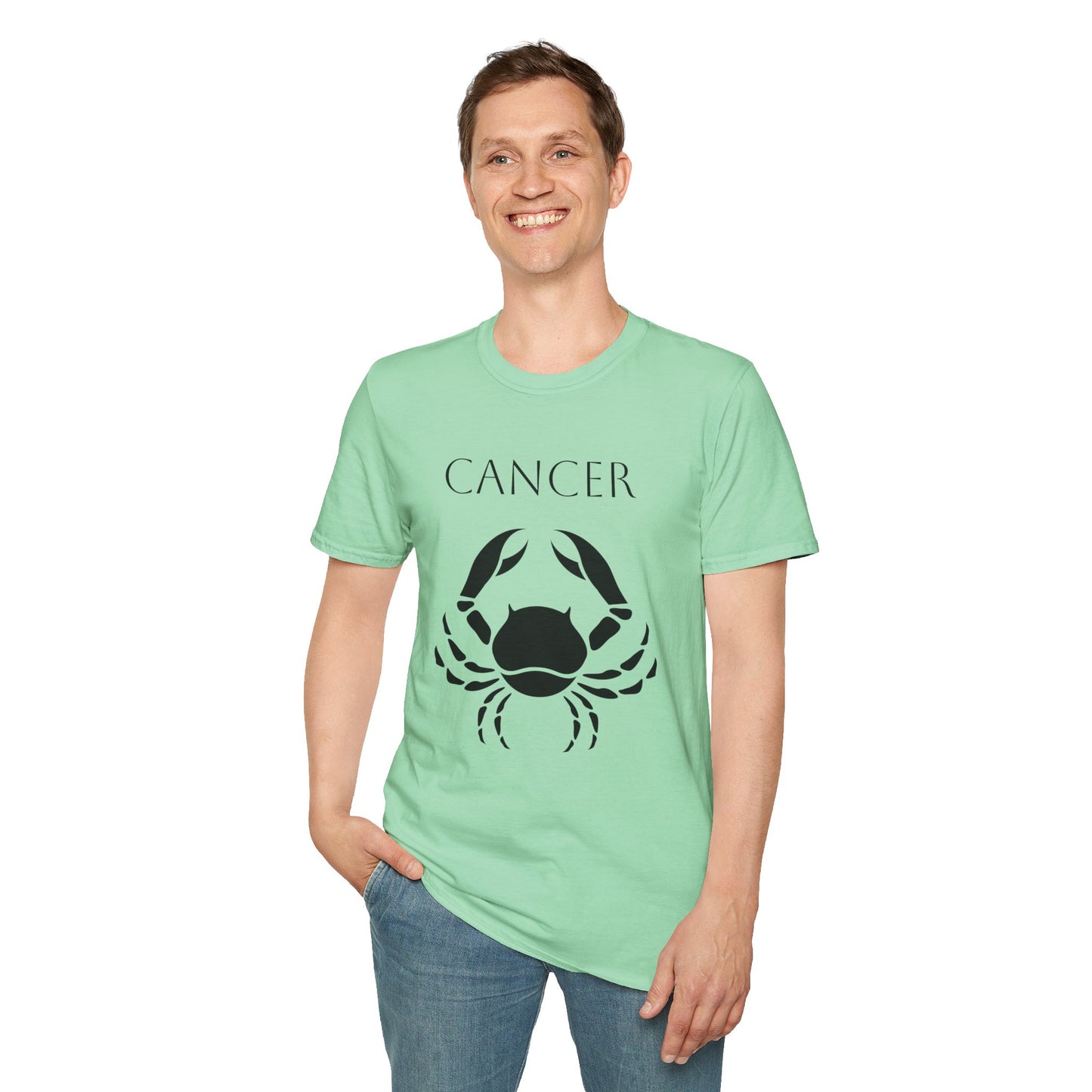 CANCER - Unisex Softstyle T-Shirt 100% Cotton Graphic