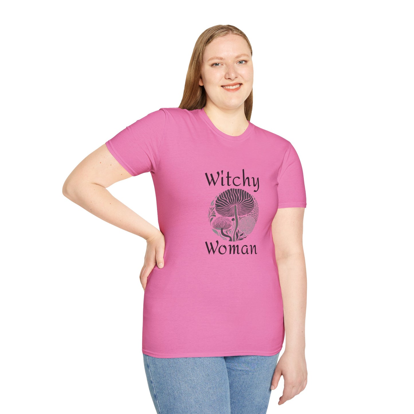 Witchy Woman - Unisex Softstyle T-Shirt 100% Cotton Graphic