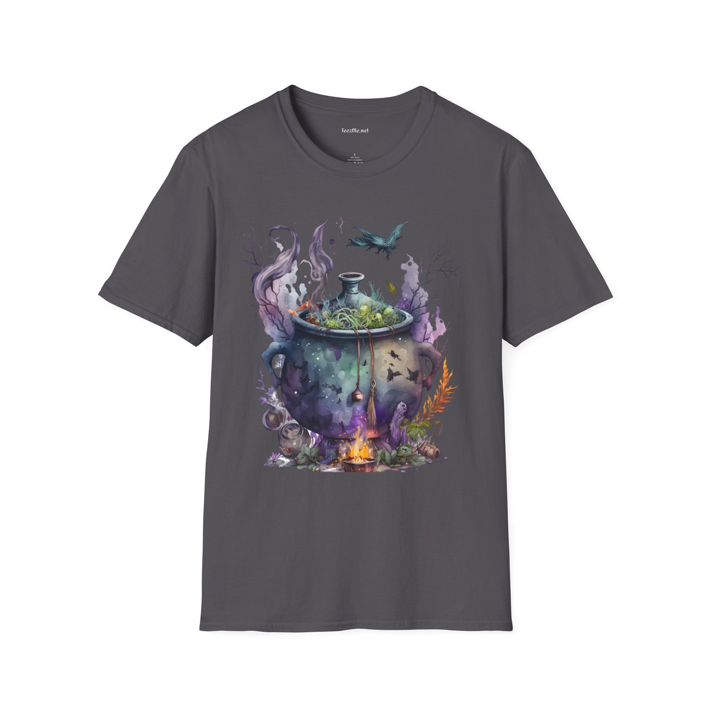 Cauldron Watercolor Unisex Softstyle T-Shirt 100% Cotton Graphic