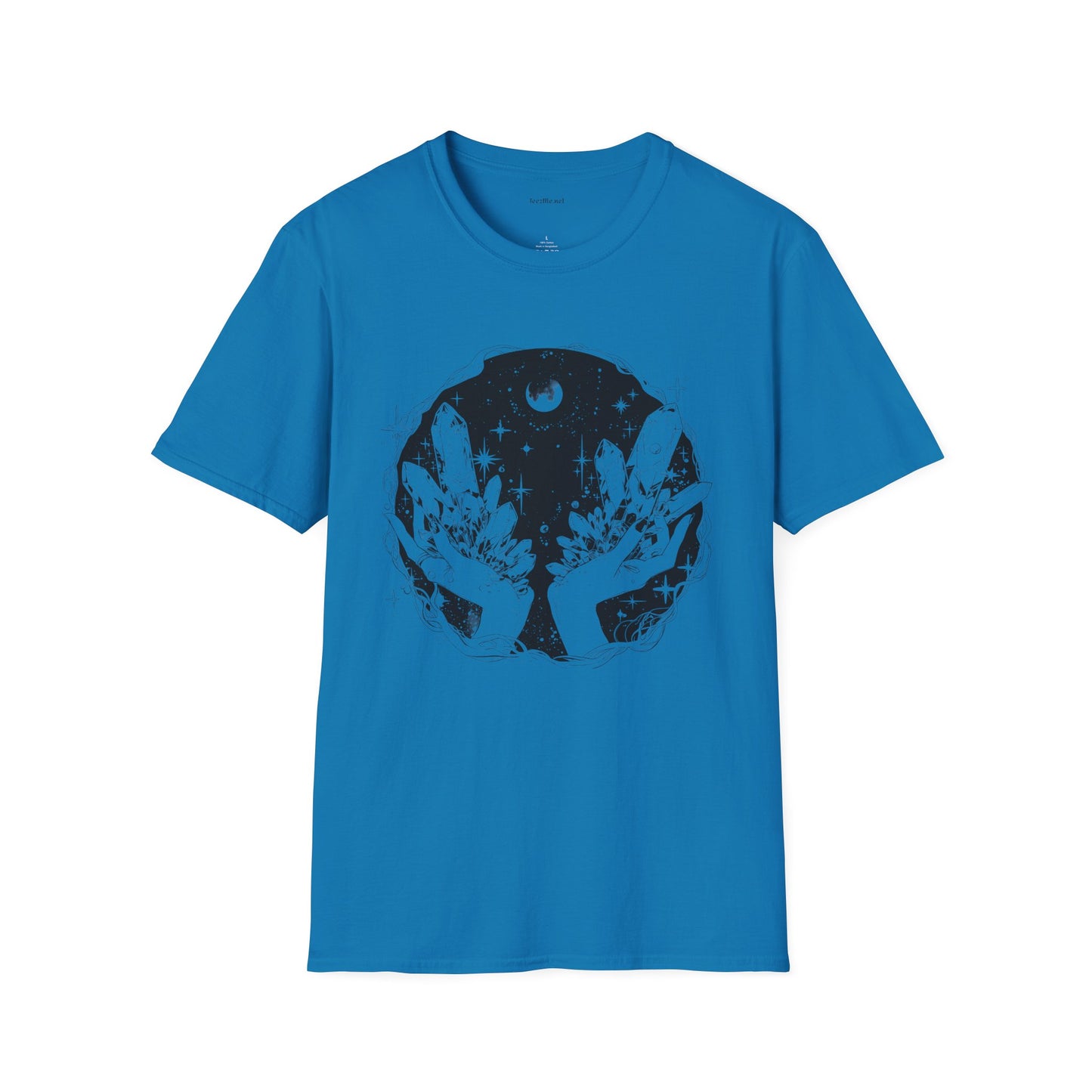 Crystal Moon Magic - Unisex Softstyle T-Shirt 100% Cotton Graphic