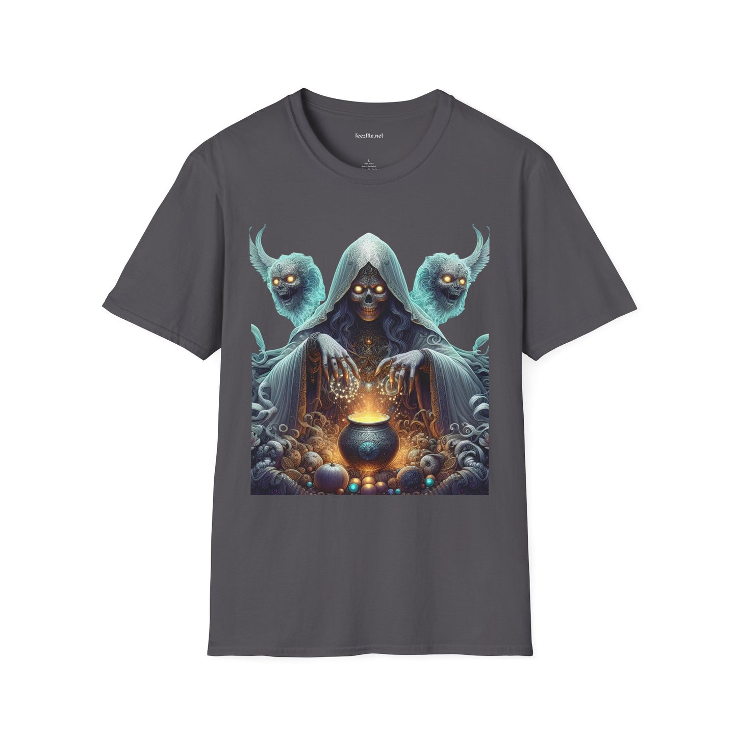 Anime Witch (4) Unisex Softstyle T-Shirt 100% Cotton Graphic