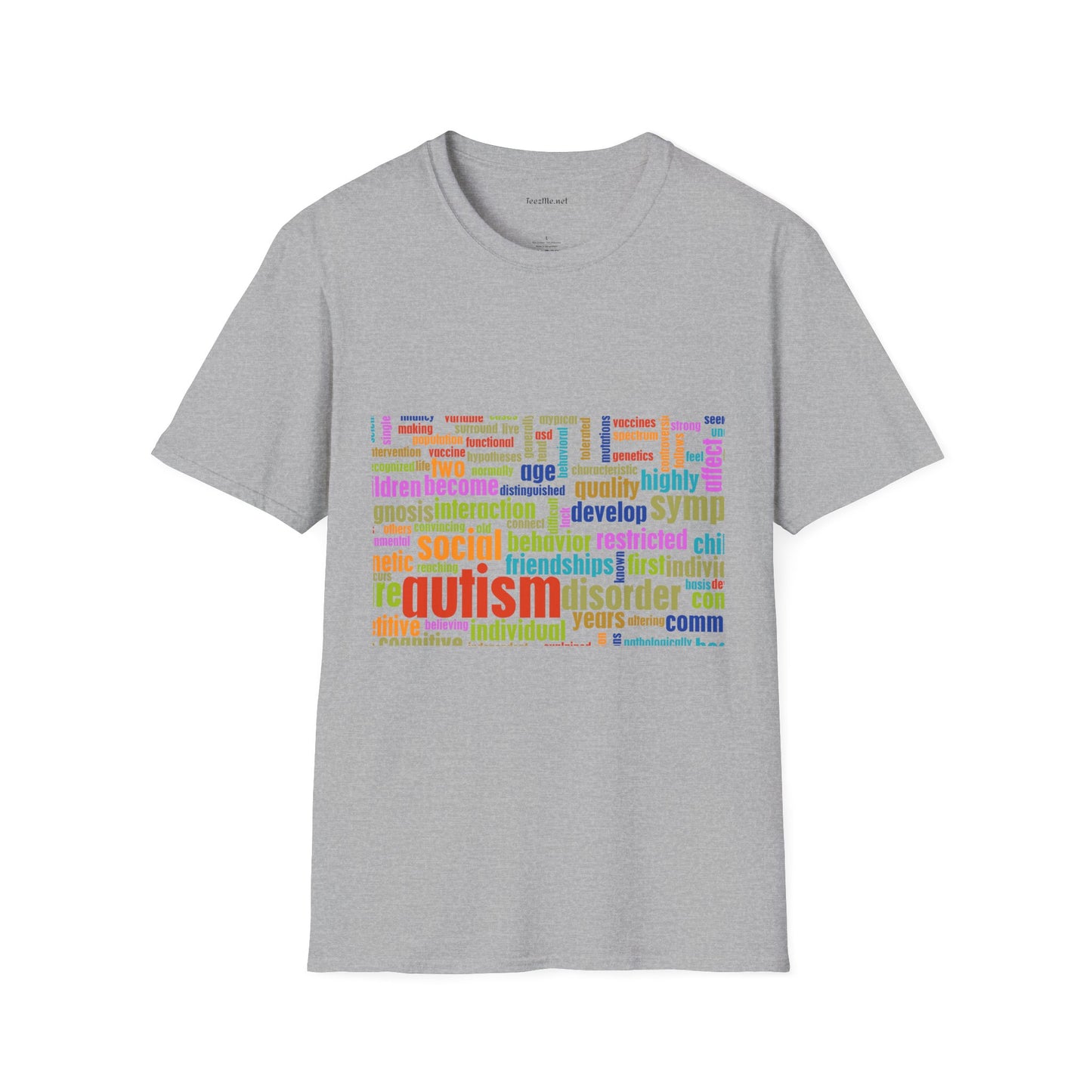 AUTISM speaks- Unisex Softstyle T-Shirt 100% Cotton Graphic