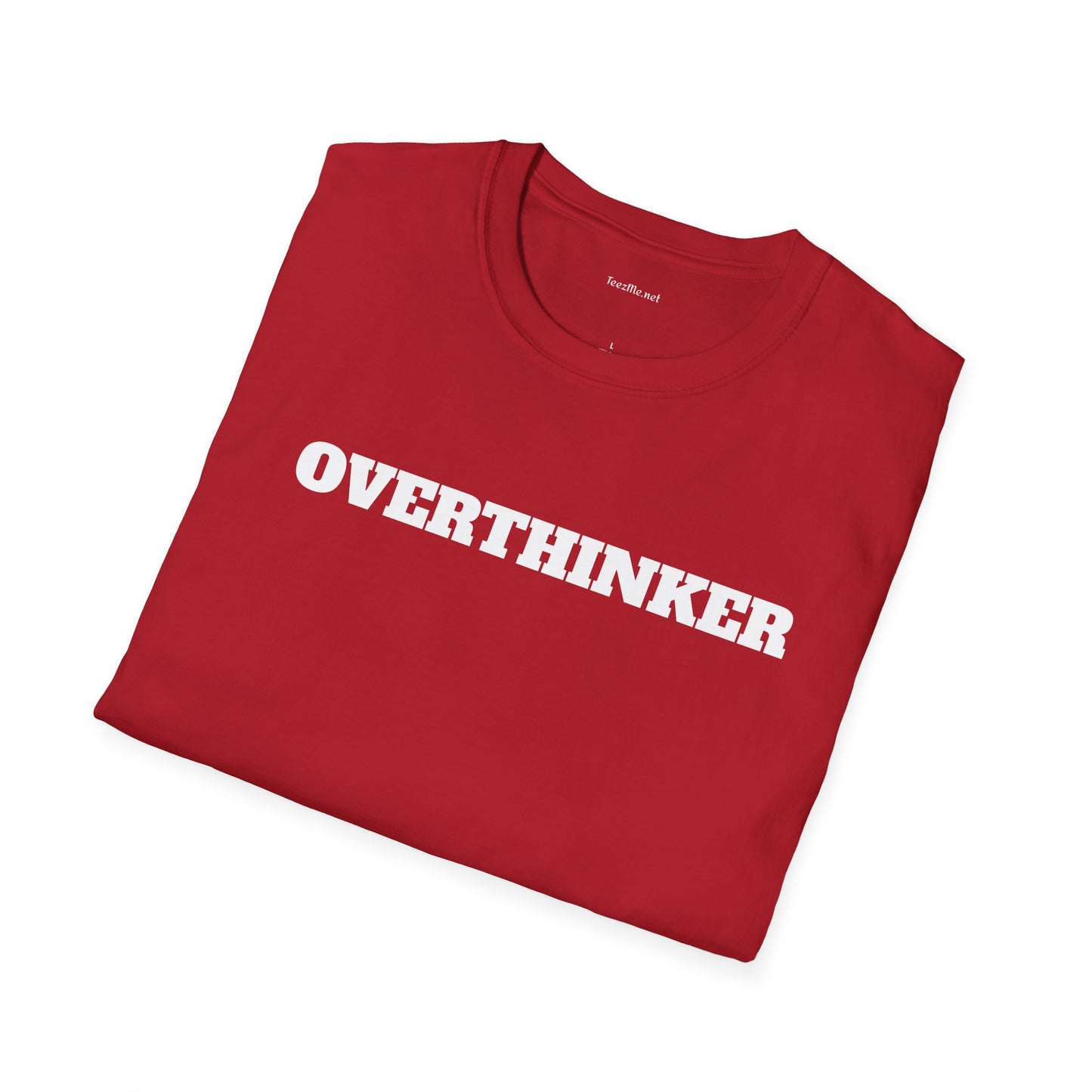 OVERTHINKER - Unisex Softstyle T-Shirt 100% Cotton Graphic