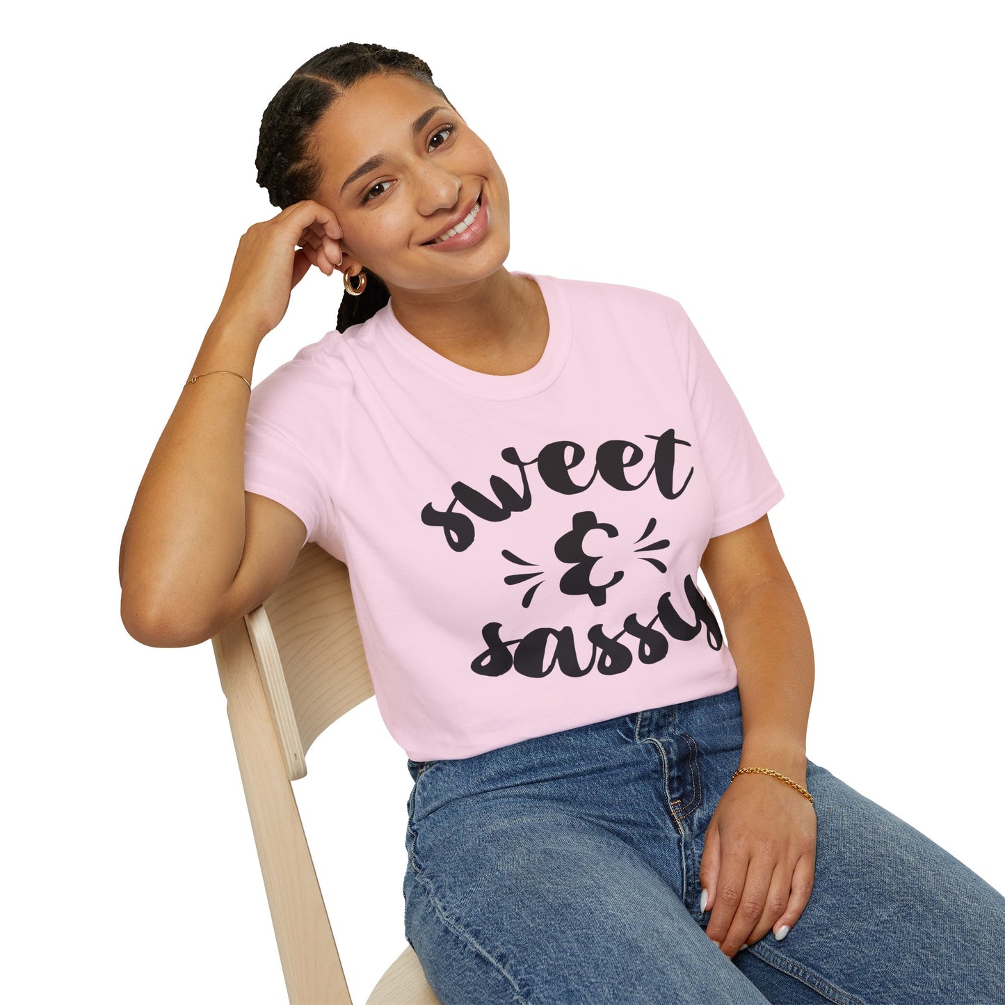 Sweet & Sassy  - Unisex Softstyle T-Shirt 100% Cotton Graphic
