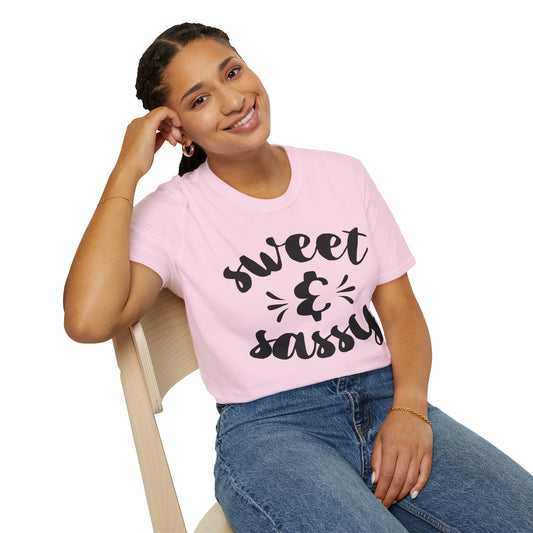 Sweet & Sassy  - Unisex Softstyle T-Shirt 100% Cotton Graphic