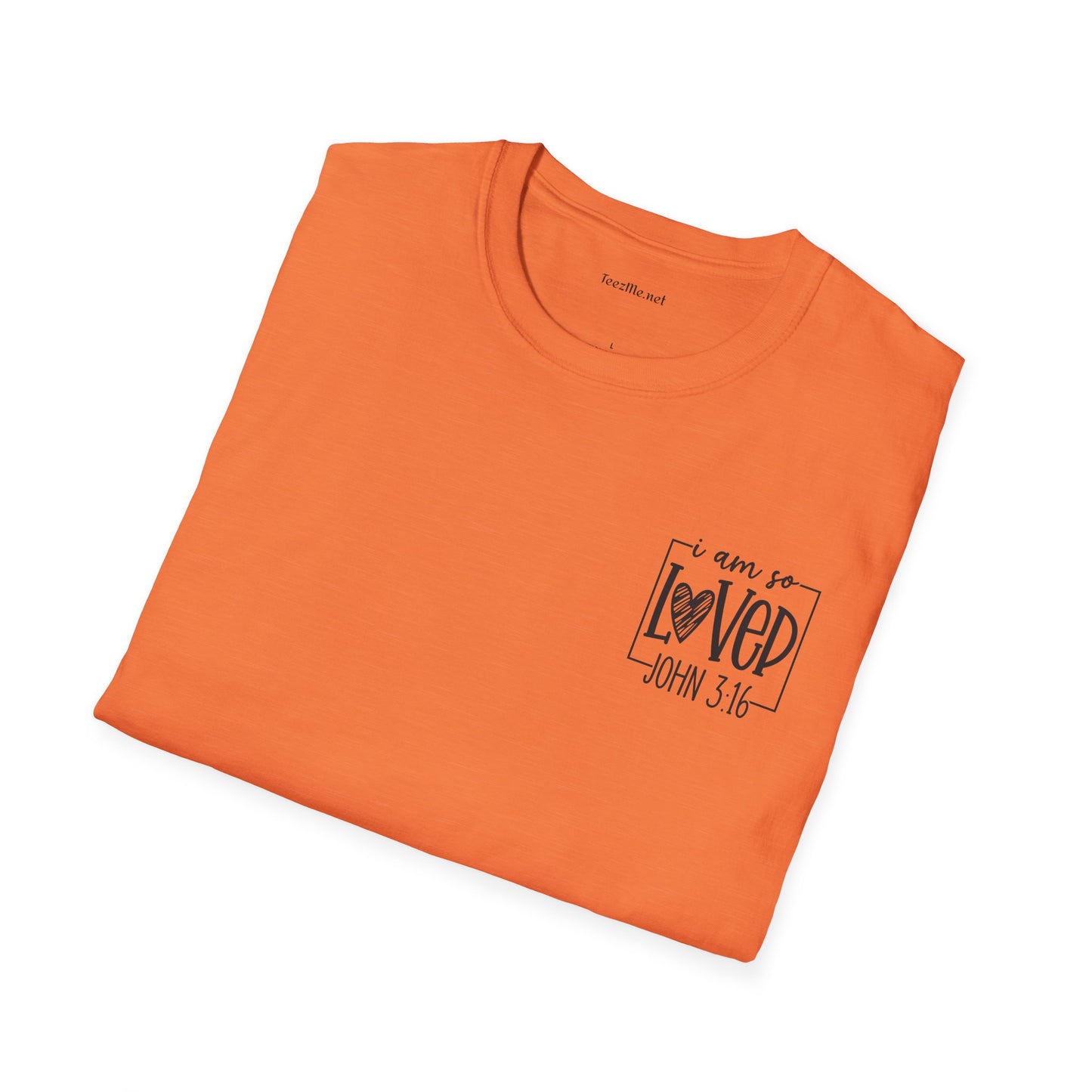 John 3:16 - Unisex Softstyle T-Shirt 100% Cotton Graphic