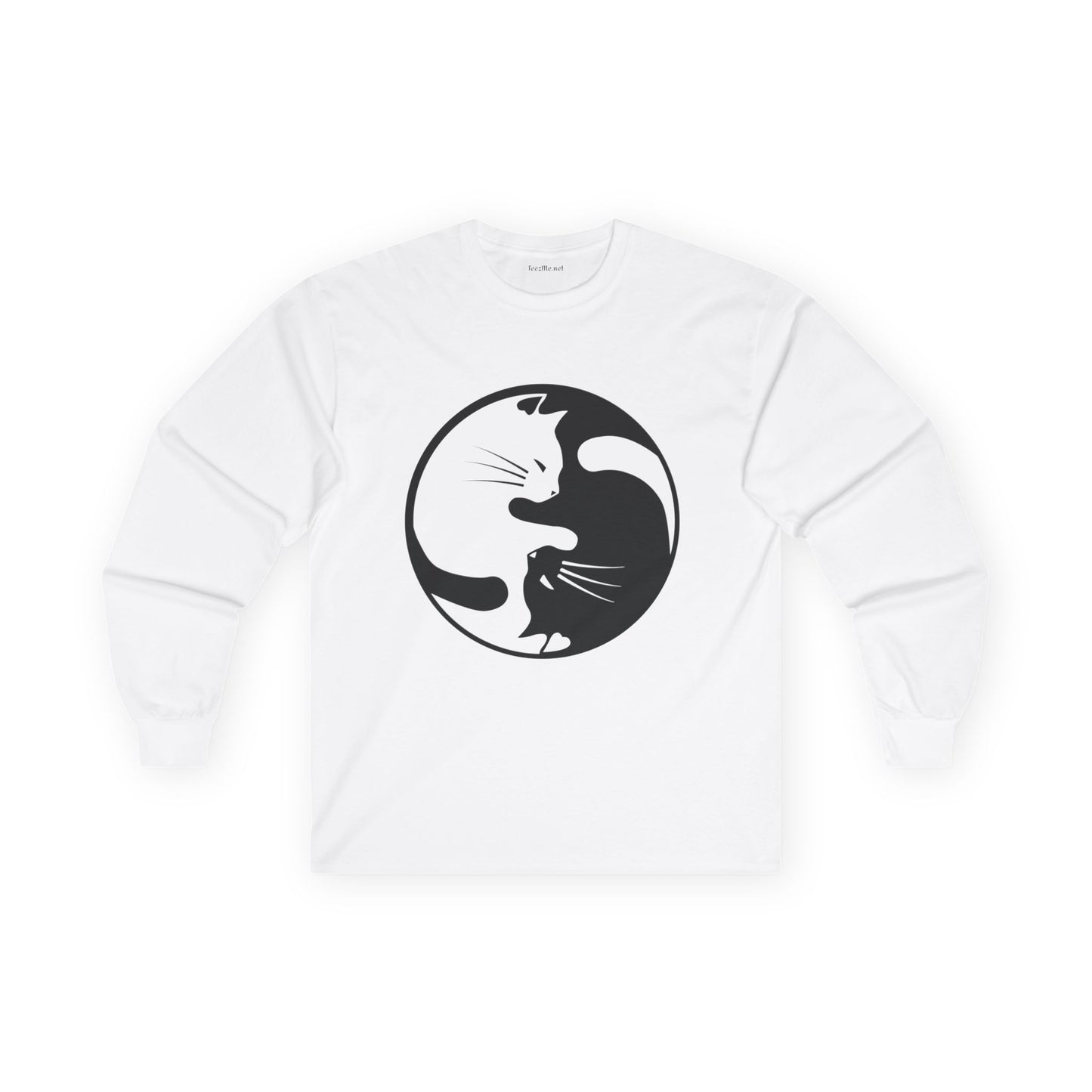 Yin Yang Cat04 Unisex Ultra Cotton Long Sleeve Tee