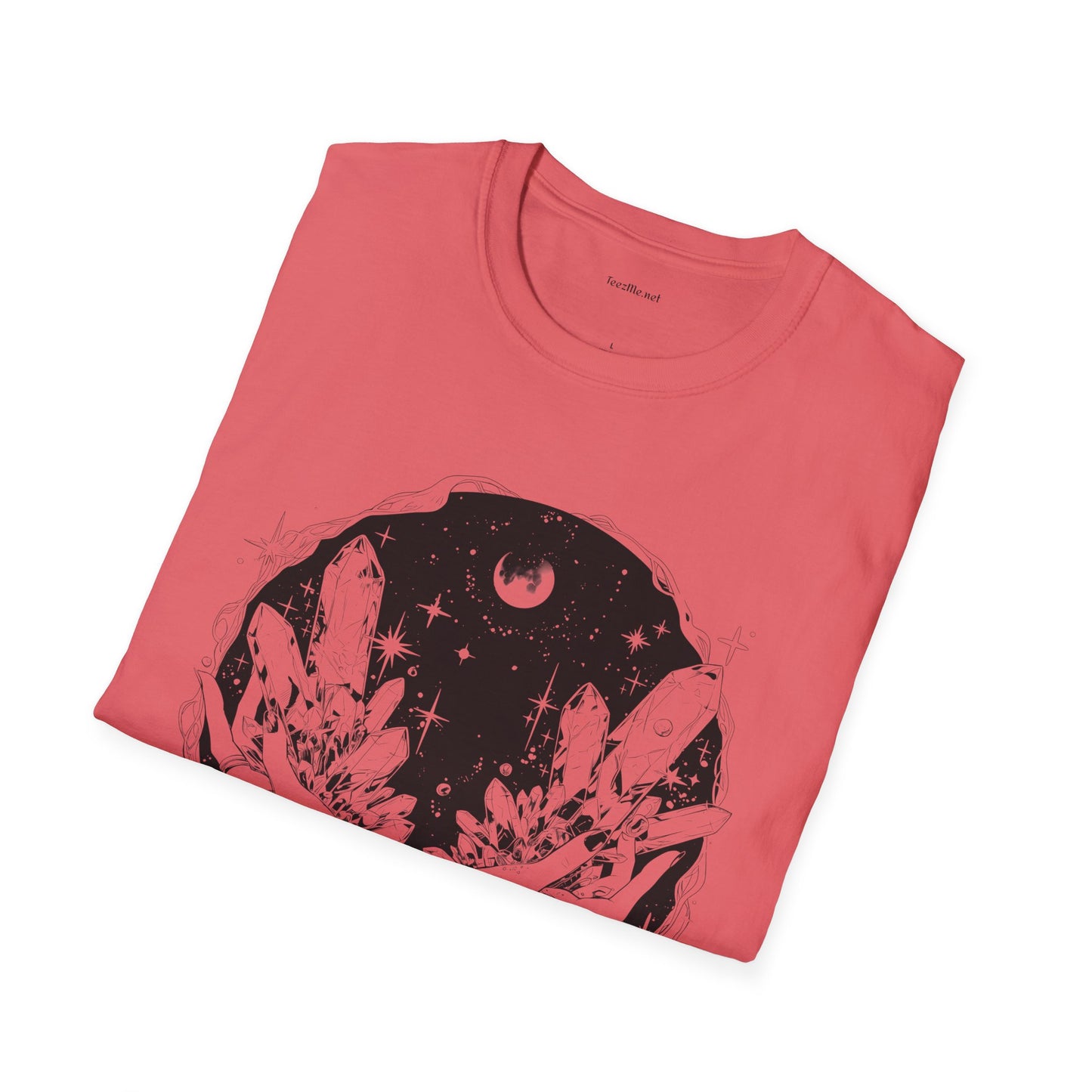 Crystal Moon Magic - Unisex Softstyle T-Shirt 100% Cotton Graphic
