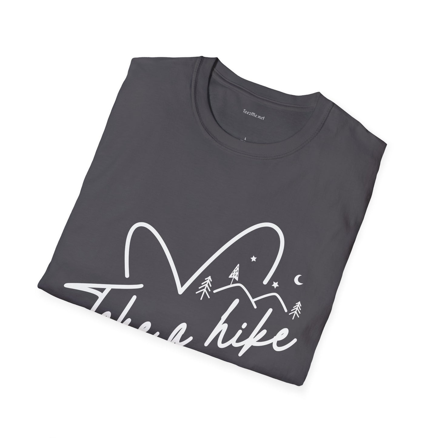 Take a Hike (white) - Unisex Softstyle T-Shirt 100% Cotton Graphic