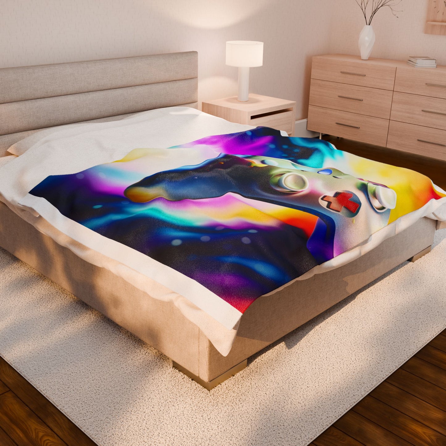 Video Game Velveteen Plush Blanket