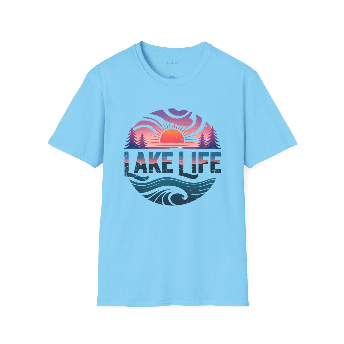 Lake Life - Unisex Softstyle T-Shirt 100% Cotton Graphic