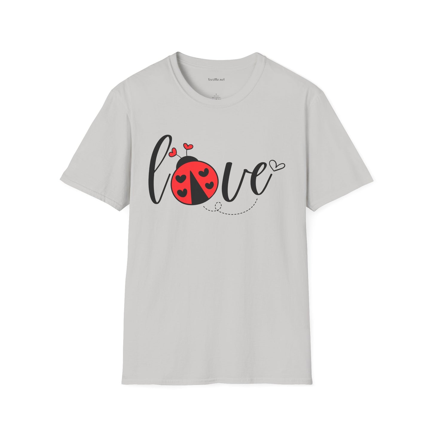 Ladybug Love Unisex Soft T-Shirt 100% Cotton Graphic