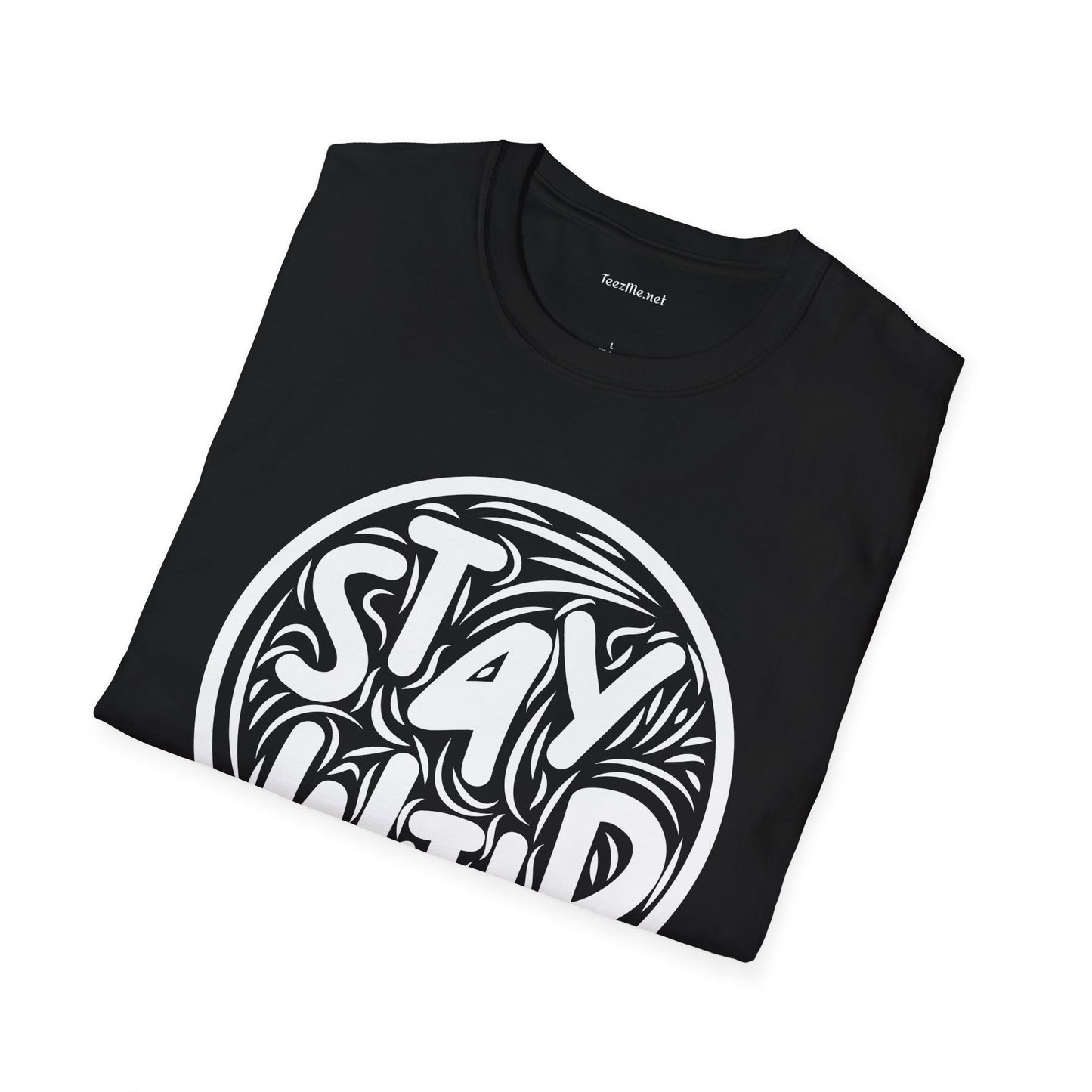 Stay Wild Retro Unisex Softstyle T-Shirt 100% Cotton