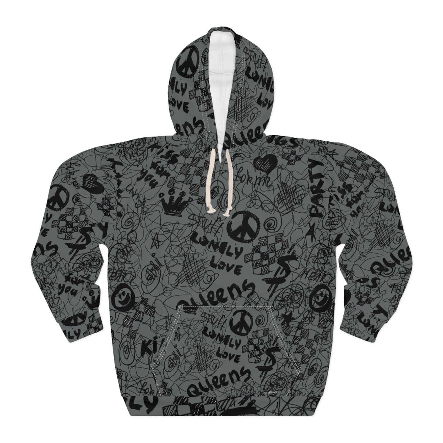 Street Style Grunge - Unisex Pullover Hoodie (AOP)