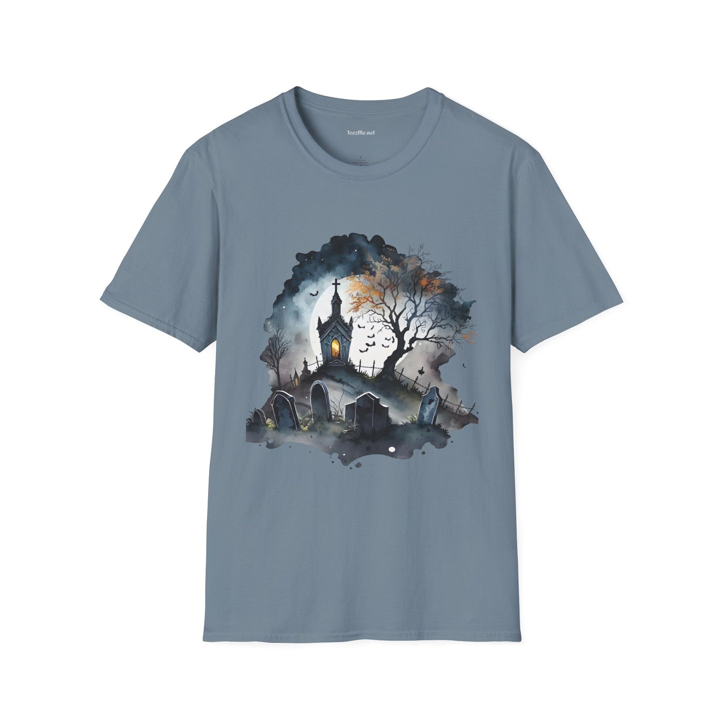 The Graveyard Unisex Softstyle T-Shirt 100% Cotton Graphic