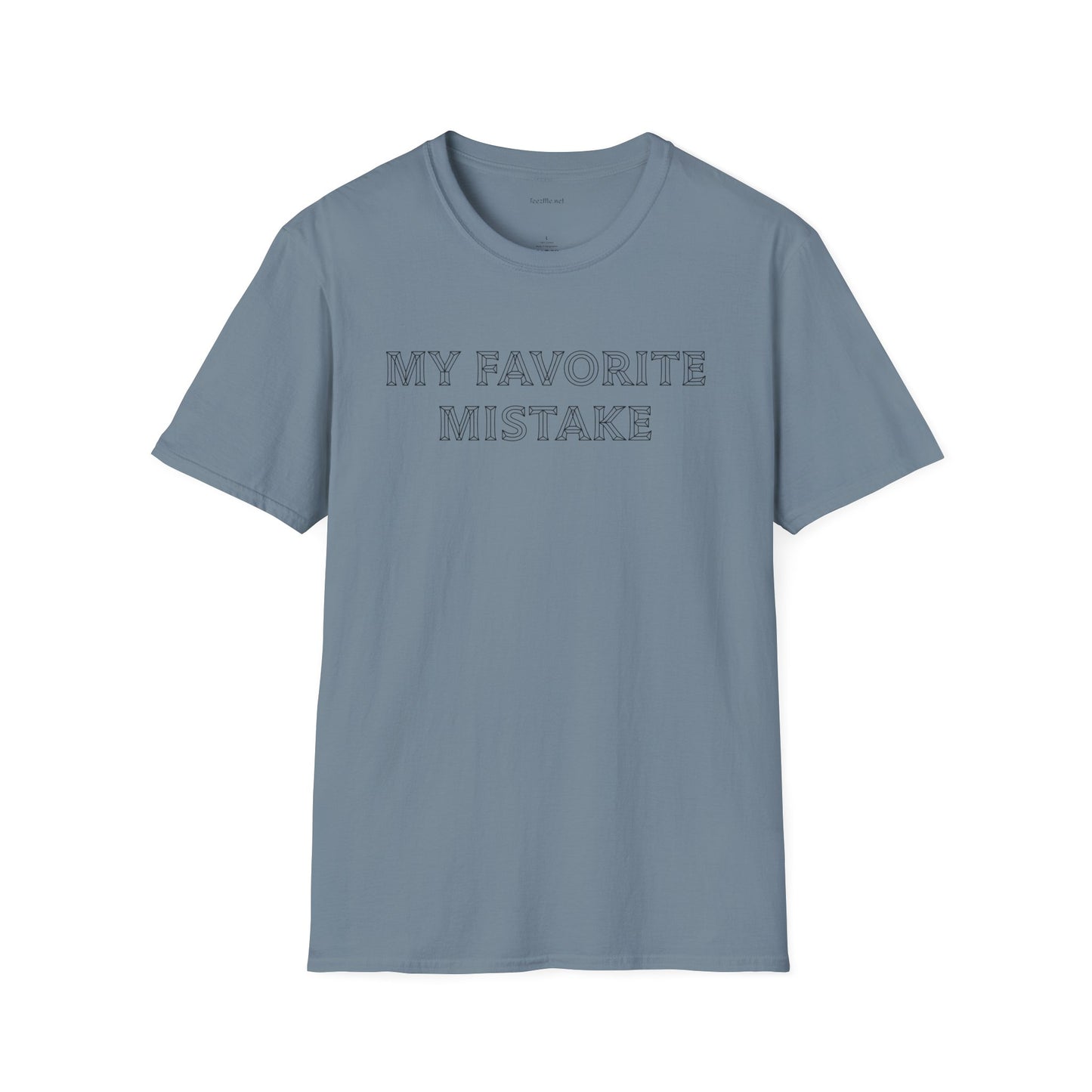 My favorite mistake - Unisex Softstyle T-Shirt 100% Cotton Graphic