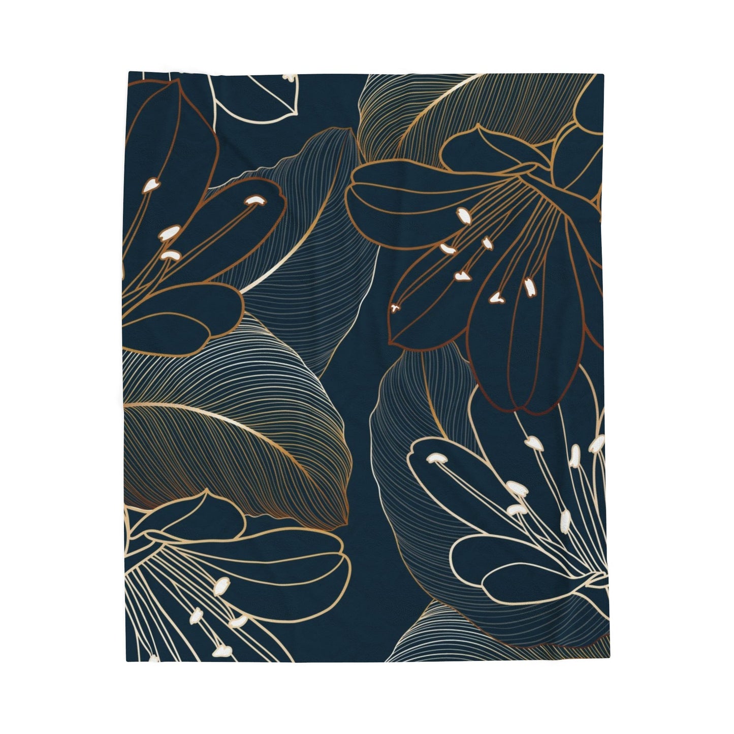 Tropical Escape Velveteen Plush Blanket