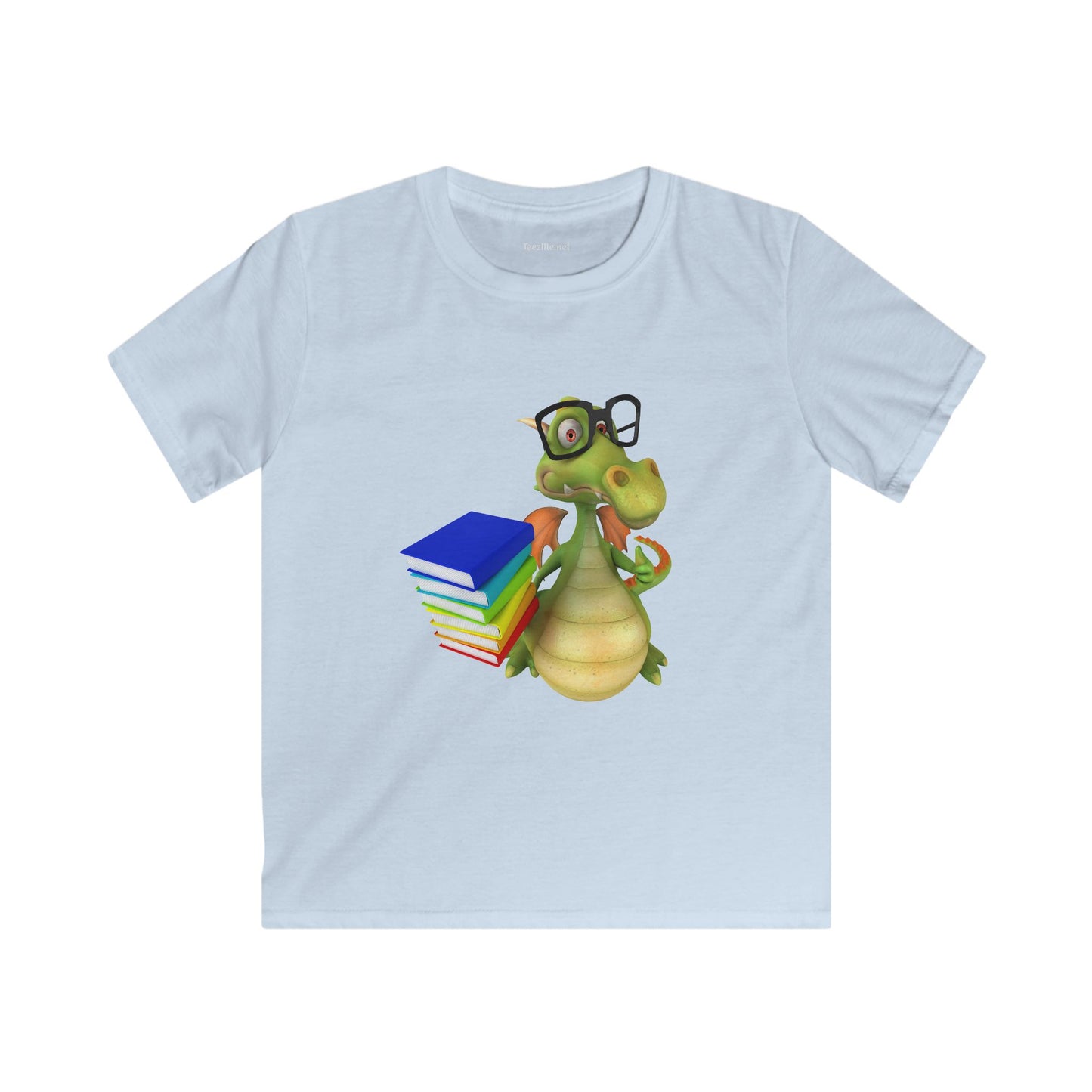 Books Dragon - Kids Softstyle Tee Children