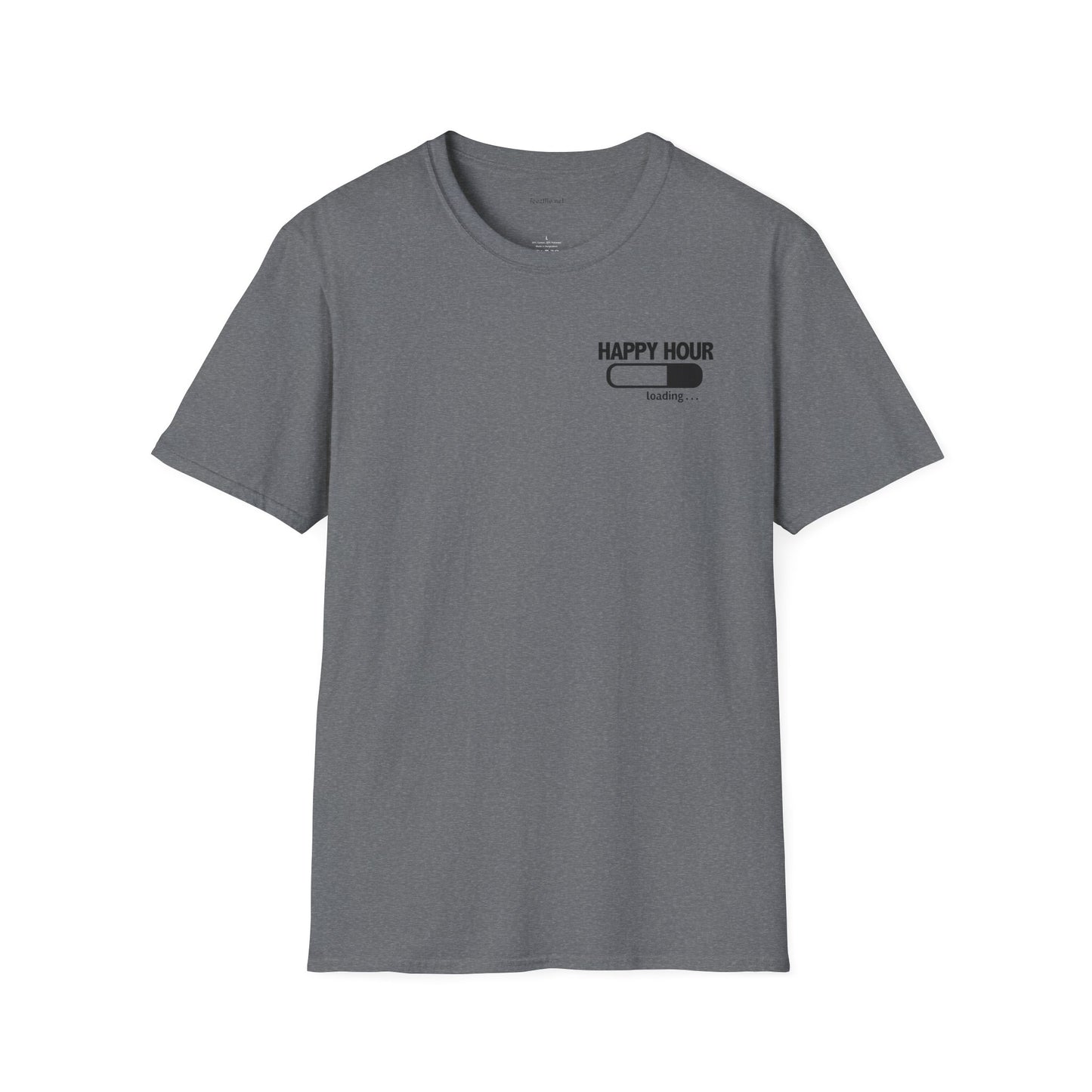 Happy Hour - Unisex Softstyle T-Shirt 100% Cotton Graphic