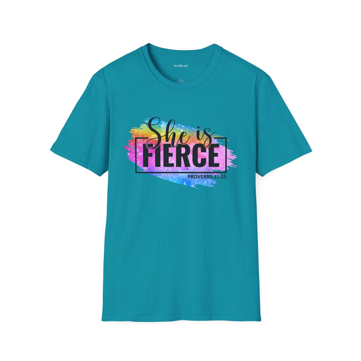 She is FIERCE Unisex Softstyle T-Shirt 100% Cotton Graphic