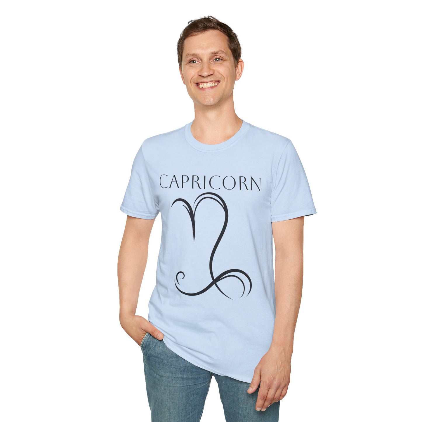 CAPRICORN - Unisex Softstyle T-Shirt 100% Cotton Graphic