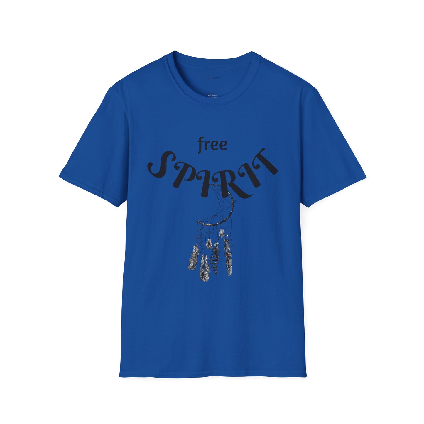 free SPIRIT - Unisex Softstyle T-Shirt 100% Cotton Graphic