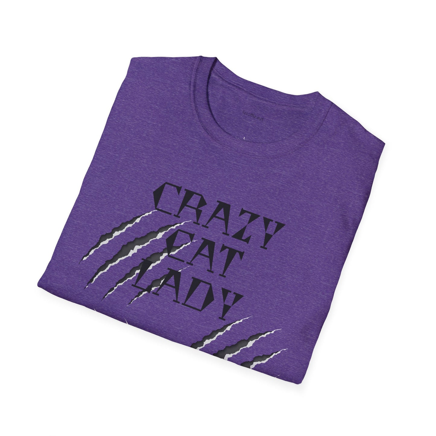 Crazy Cat Lady - Unisex Softstyle T-Shirt 100% Cotton Graphic