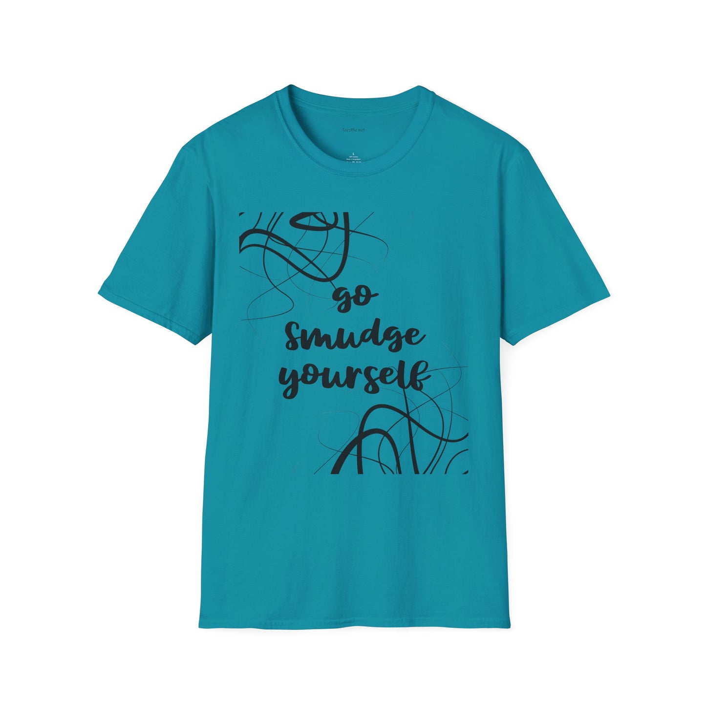 Go Smudge Yourself- Unisex Softstyle T-Shirt 100% Cotton Graphic