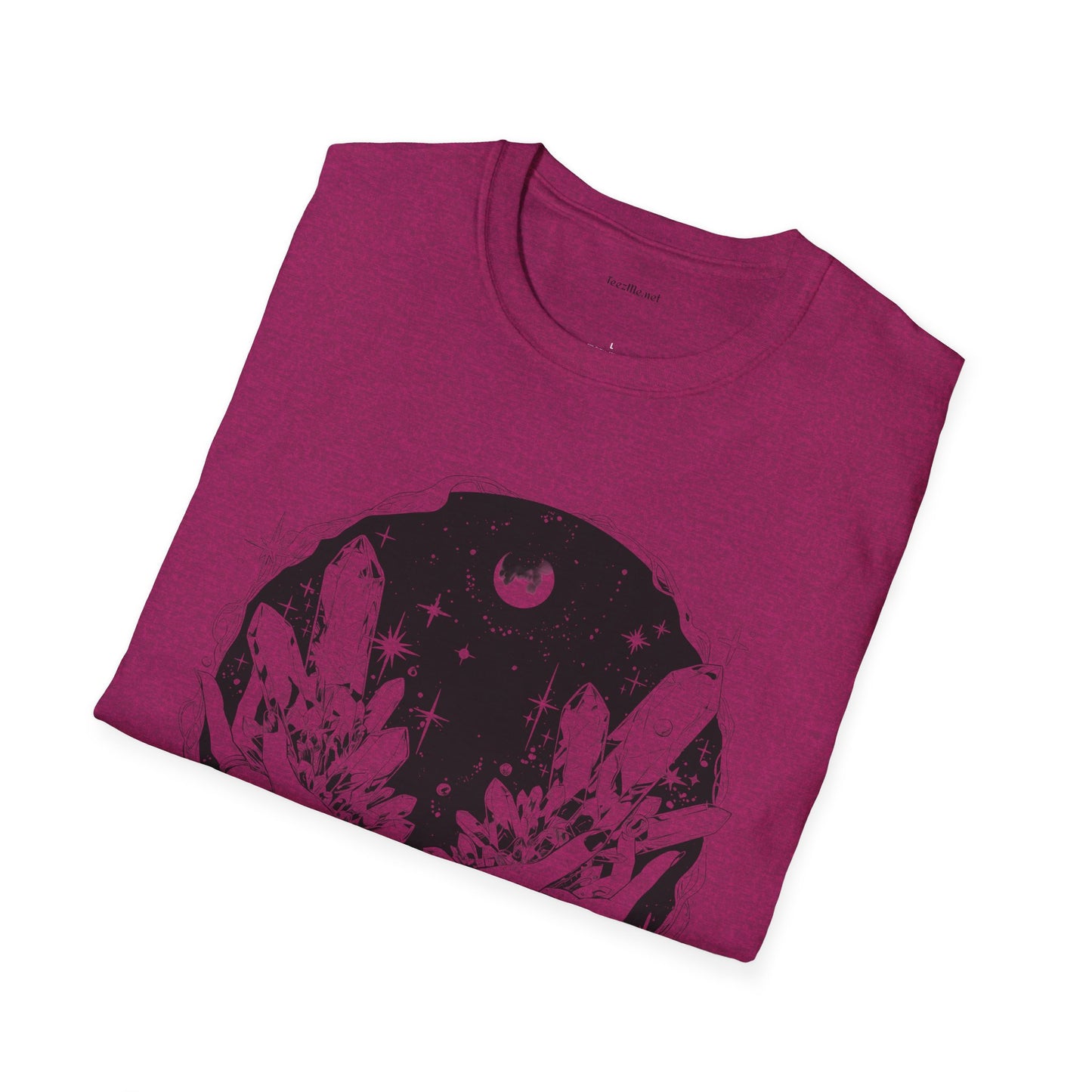Crystal Moon Magic - Unisex Softstyle T-Shirt 100% Cotton Graphic