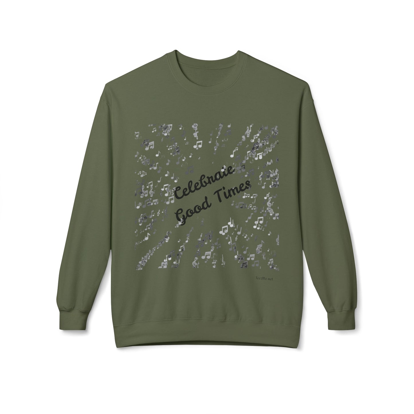 Celebrate good times - Unisex Midweight Softstyle Fleece Crewneck Sweatshirt