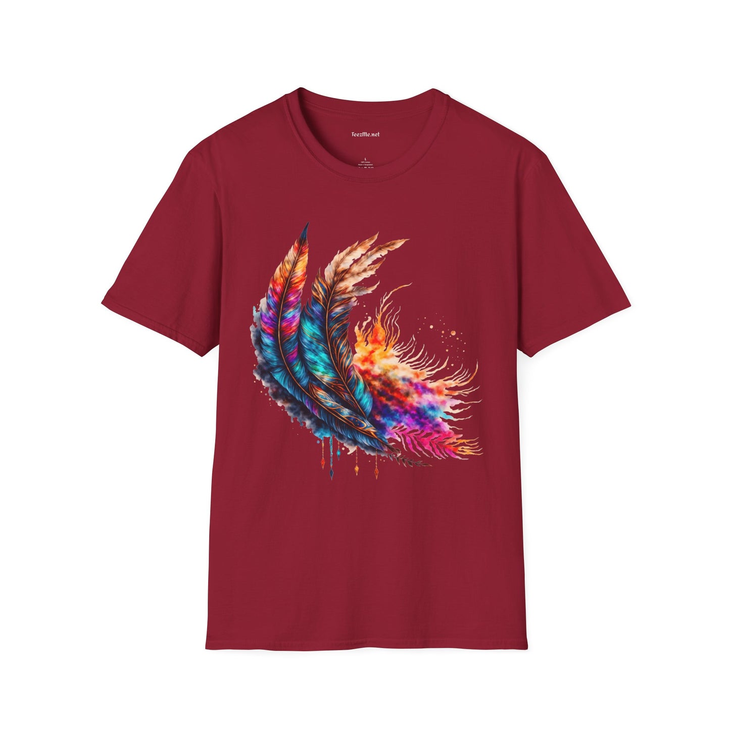 Eagle Feather (1) Unisex Softstyle T-Shirt 100% Cotton Graphic