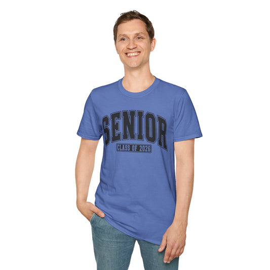 Senior Class of 2026 Unisex Softstyle T-Shirt 100% Cotton Graphic