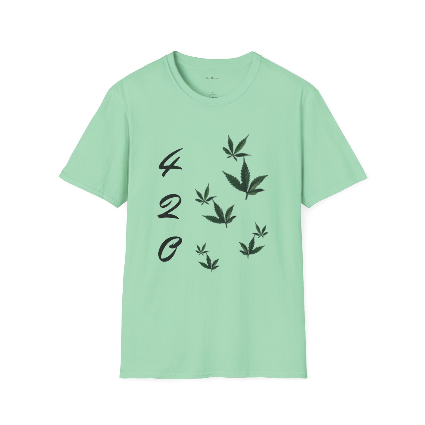420 - Unisex Softstyle T-Shirt 100% Cotton Graphic #weed #cannabis