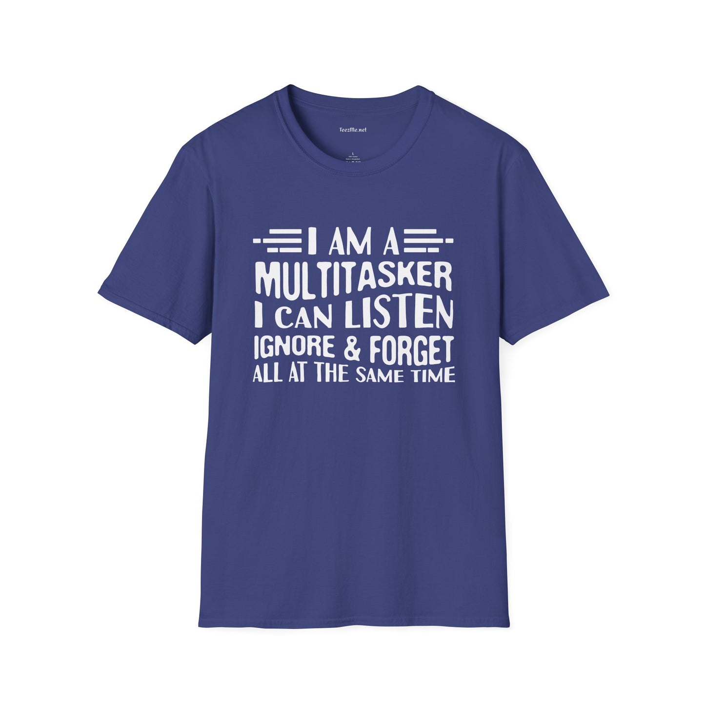 MultiTasker Unisex SoftStyle T-Shirt 100% Cotton