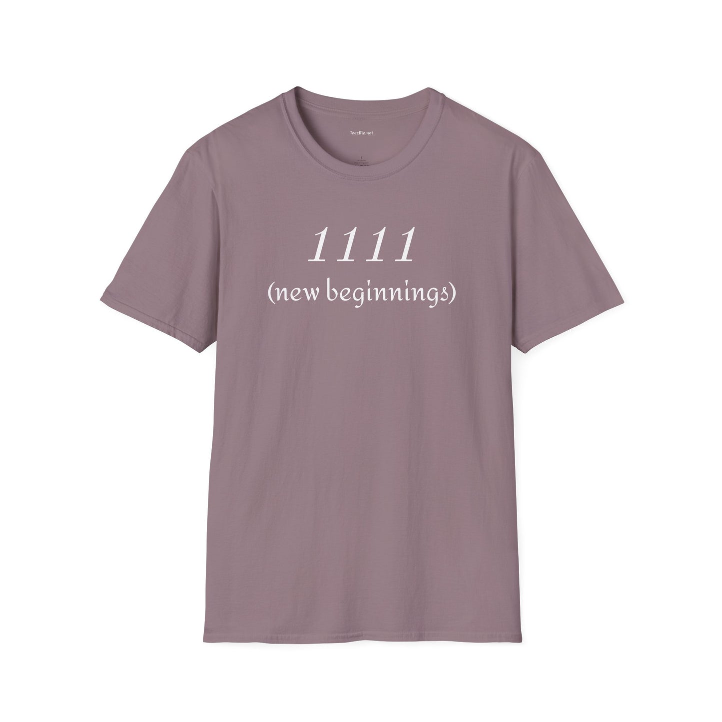 1111 (new beginnings) - Unisex Softstyle T-Shirt 100% Cotton Graphic #angel numbers
