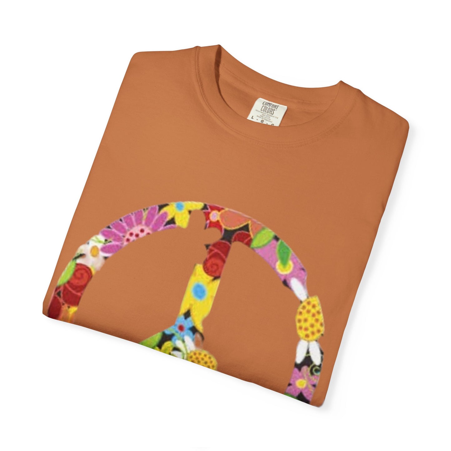 Peace Sign Unisex Garment-Dyed T-shirt