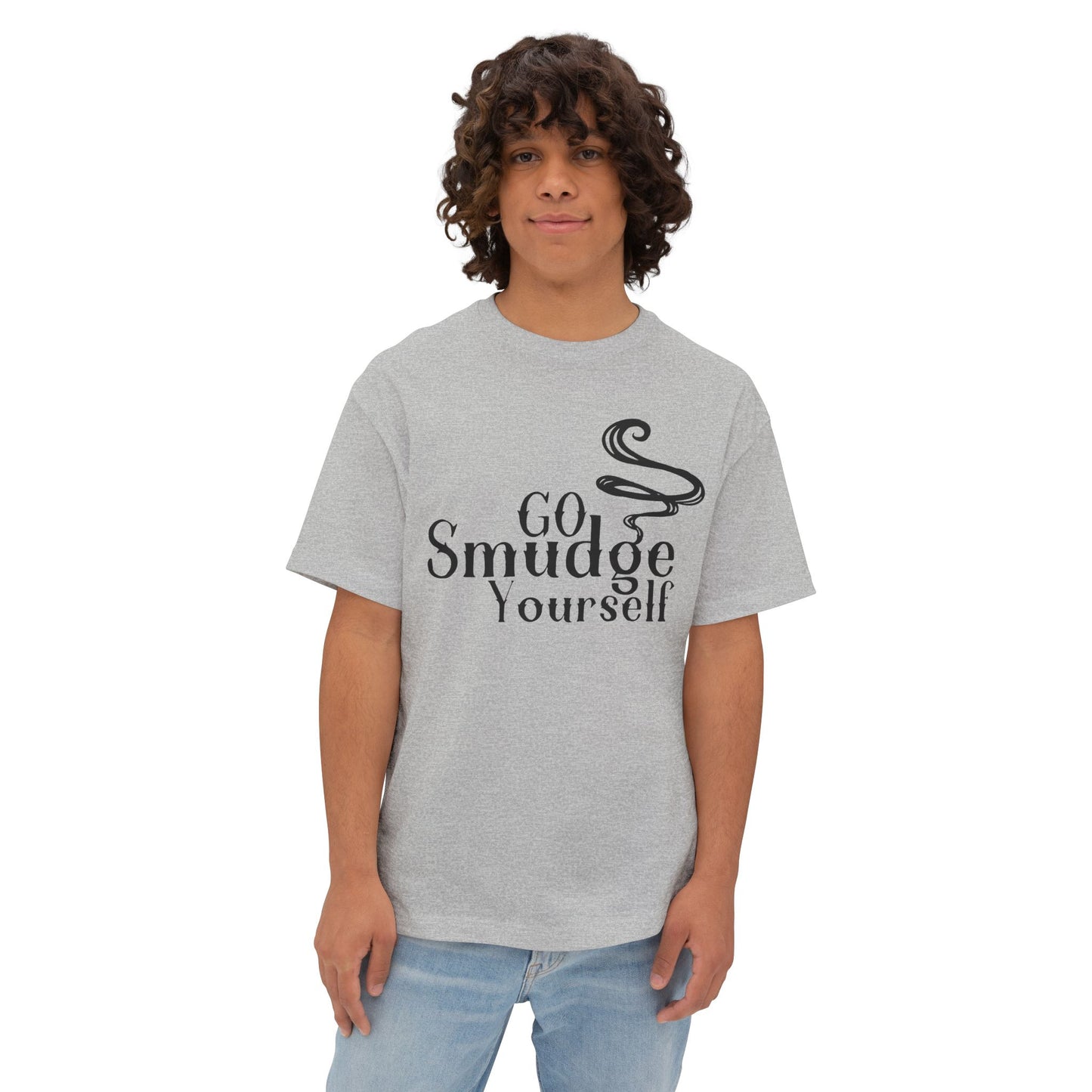 Go Smudge Yourself - Unisex Oversized Boxy Tee