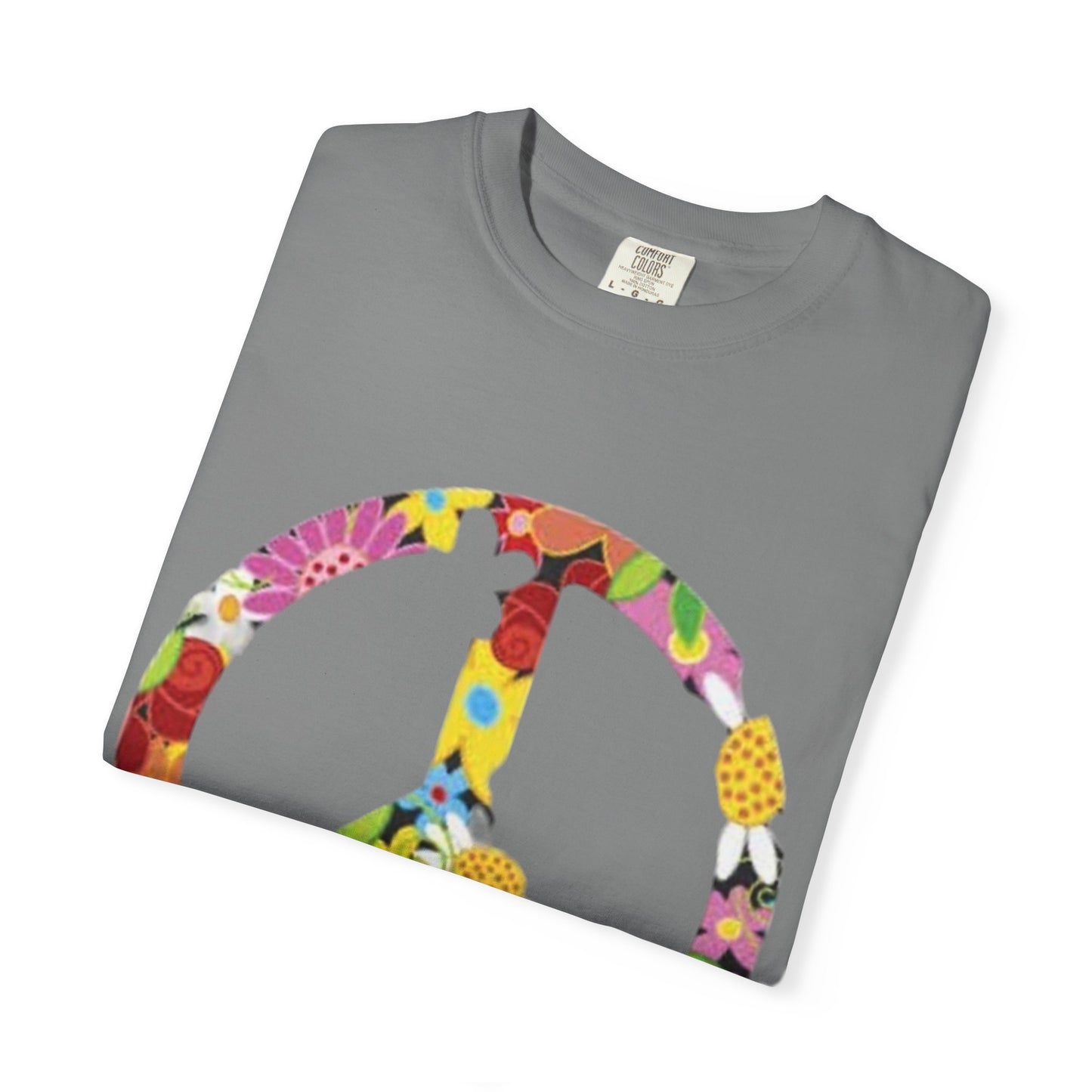 Peace Sign Unisex Garment-Dyed T-shirt