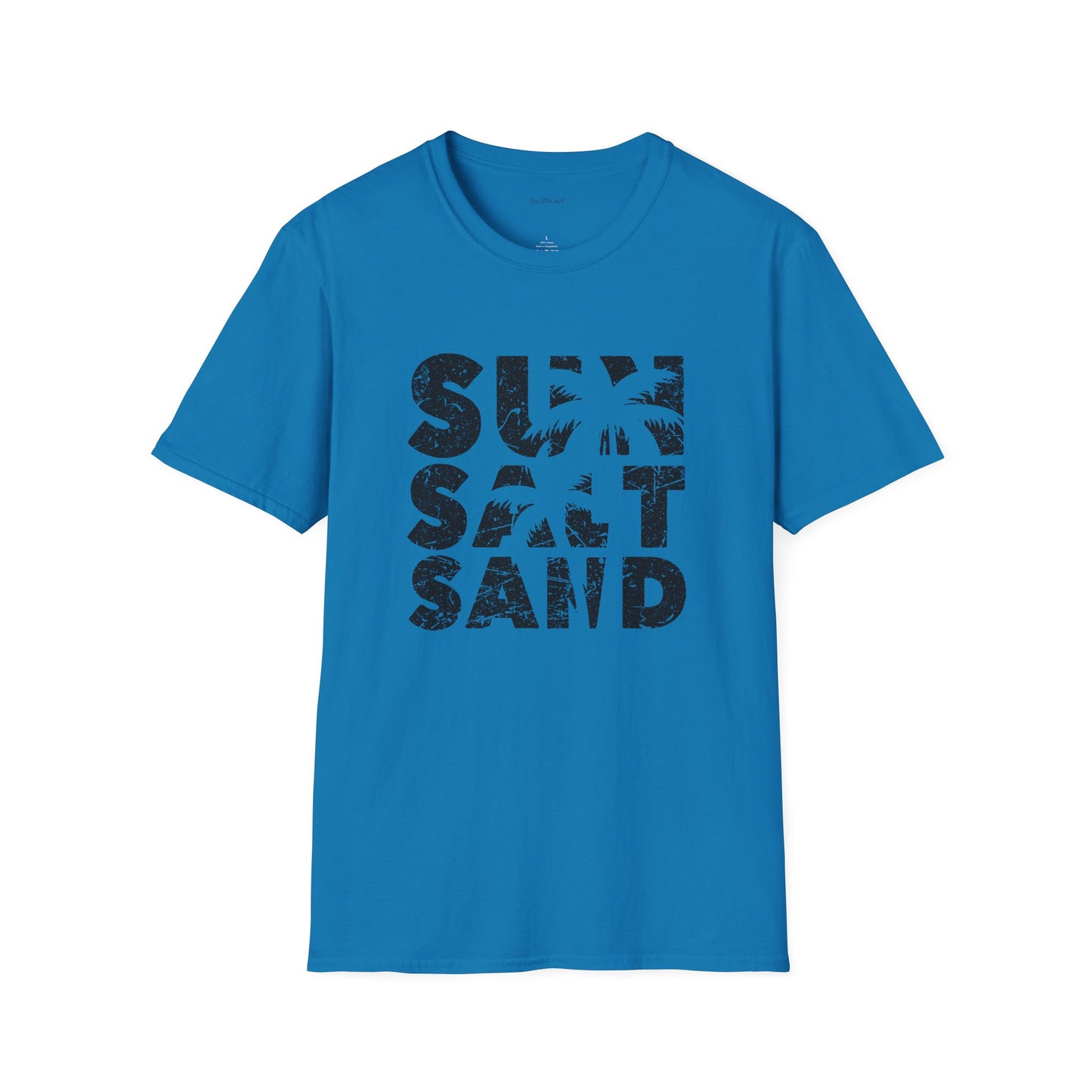 Sun Salt Sand - Unisex Softstyle T-Shirt 100% Cotton Graphic