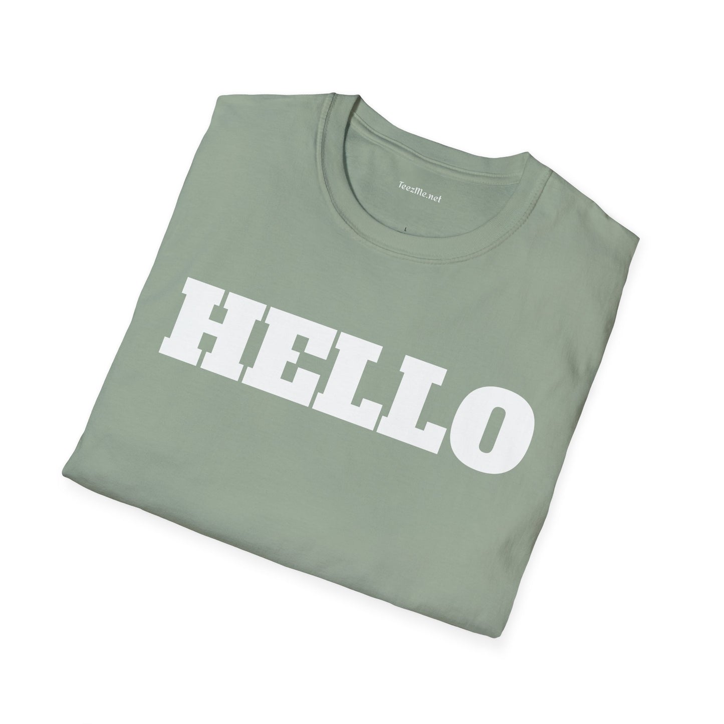 HELLO - Unisex Softstyle T-Shirt 100% Cotton Graphic