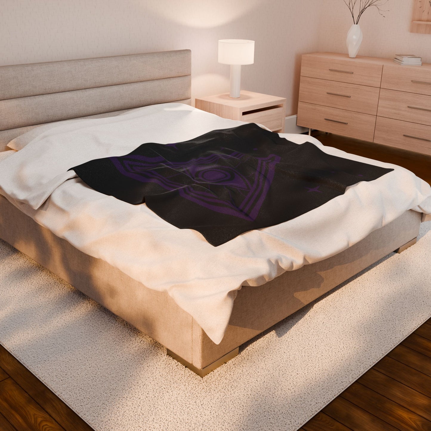 Protective Eye Velveteen Plush Blanket