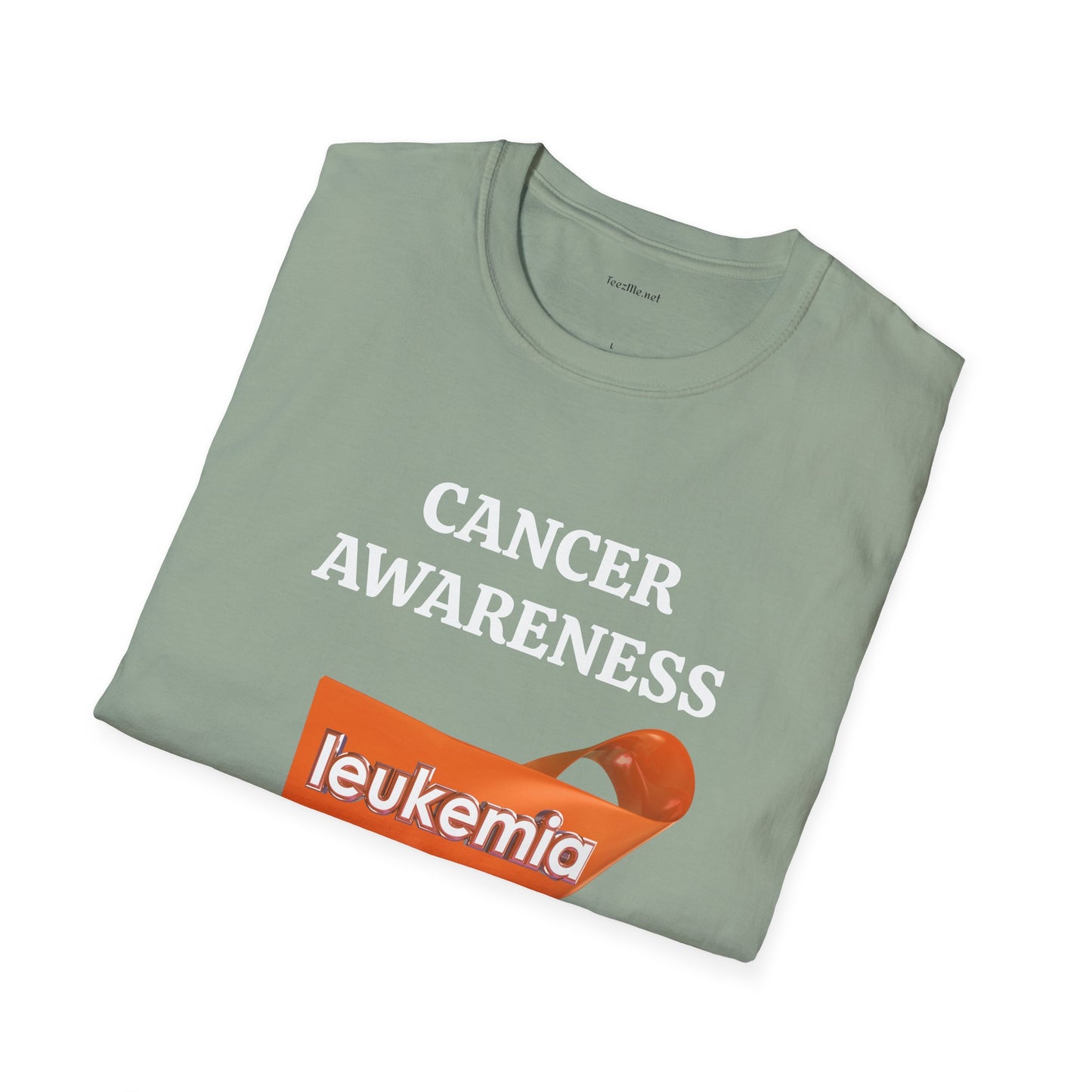 Leukemia Cancer Awareness - Unisex Softstyle T-Shirt 100% Cotton Graphic