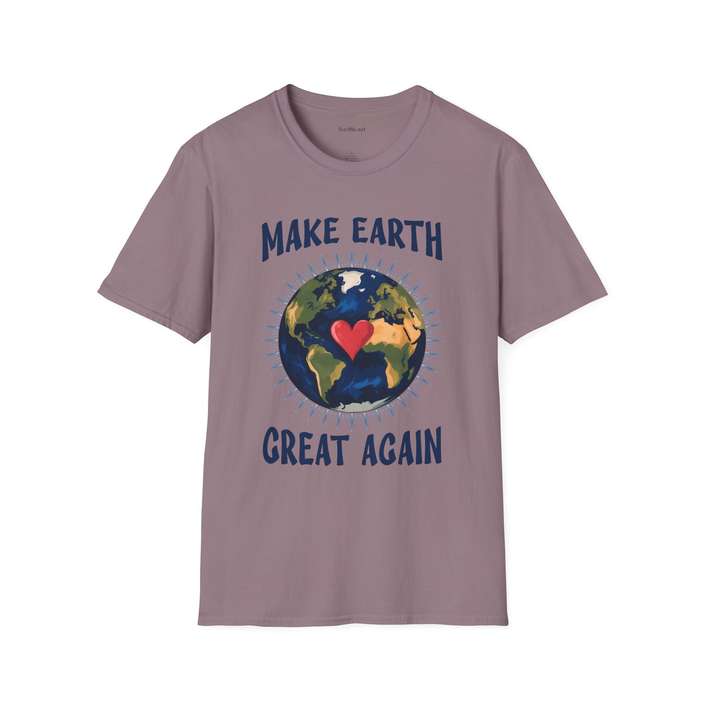 Make Earth Great 01 Unisex Softstyle T-Shirt 100% Cotton
