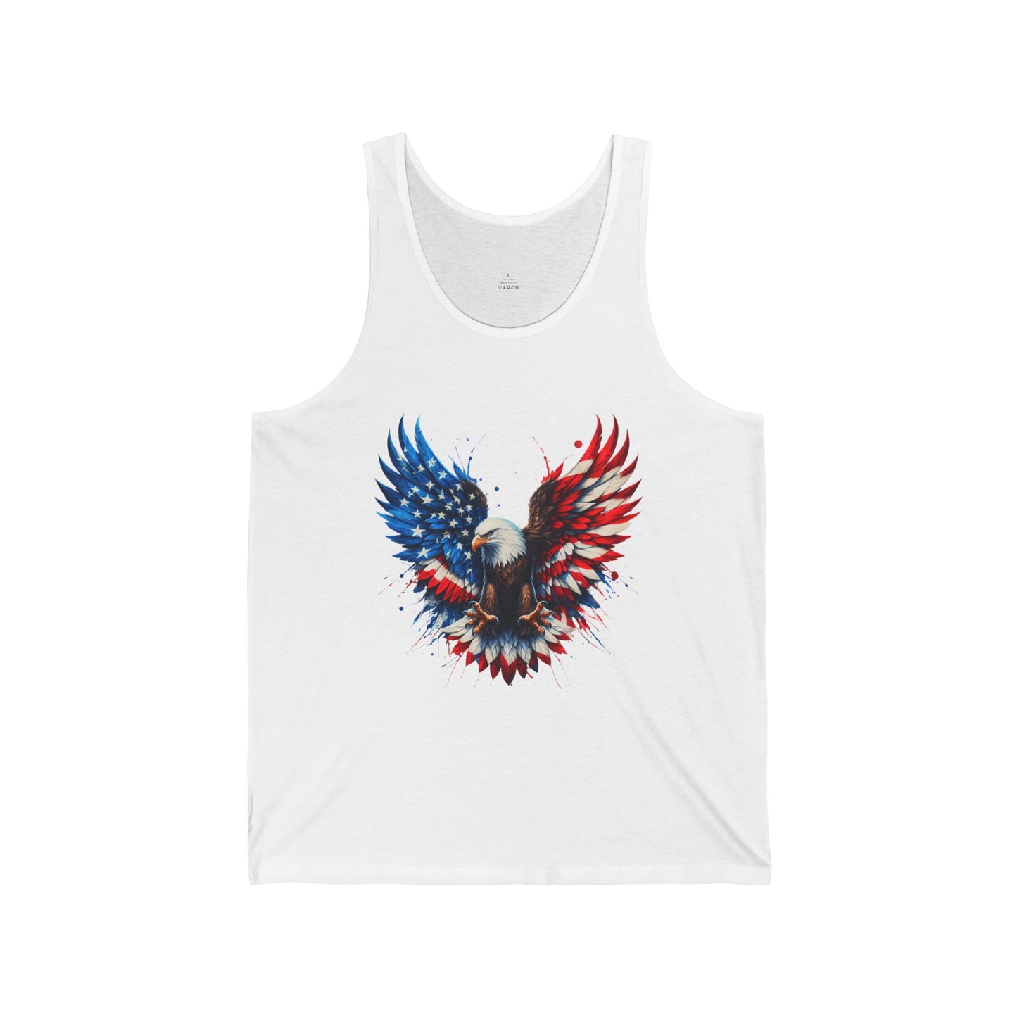 Patriotic Eagle - Unisex Jersey Tank