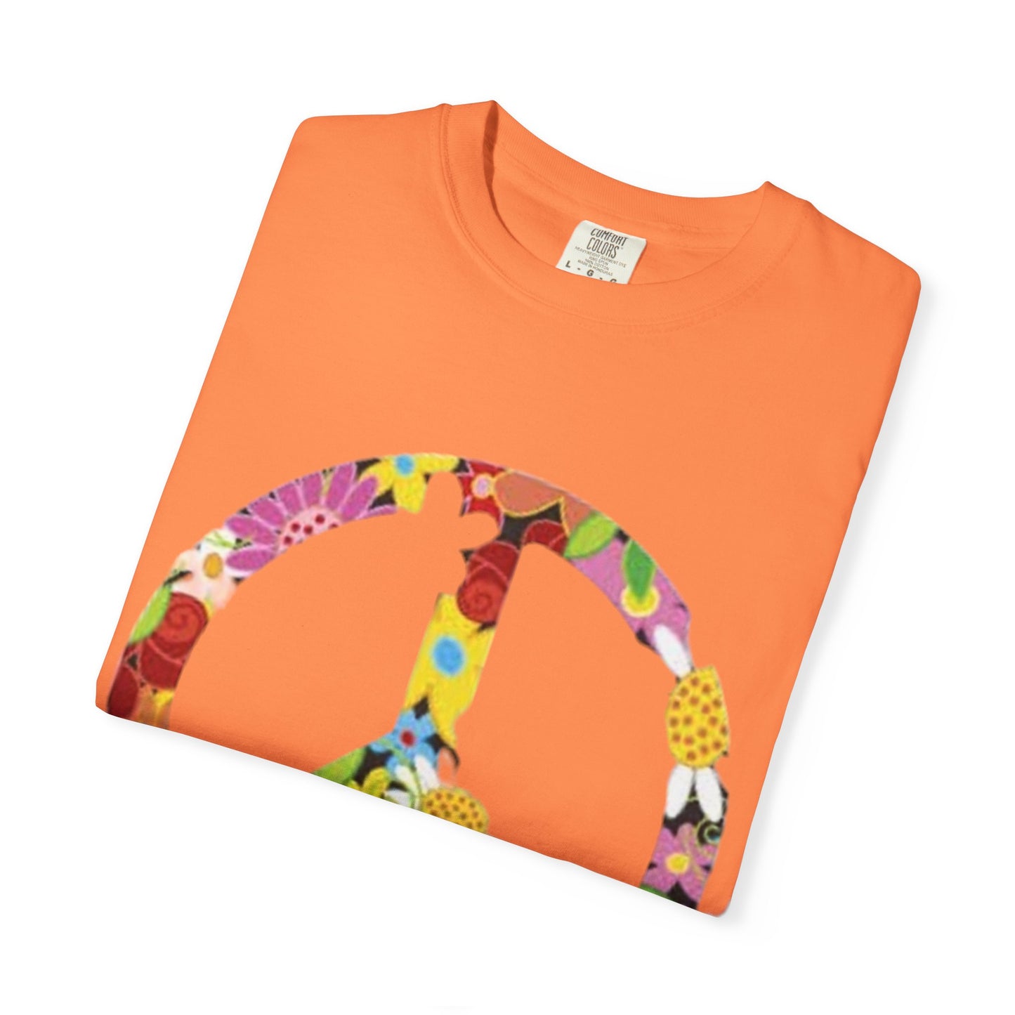 Peace Sign Unisex Garment-Dyed T-shirt