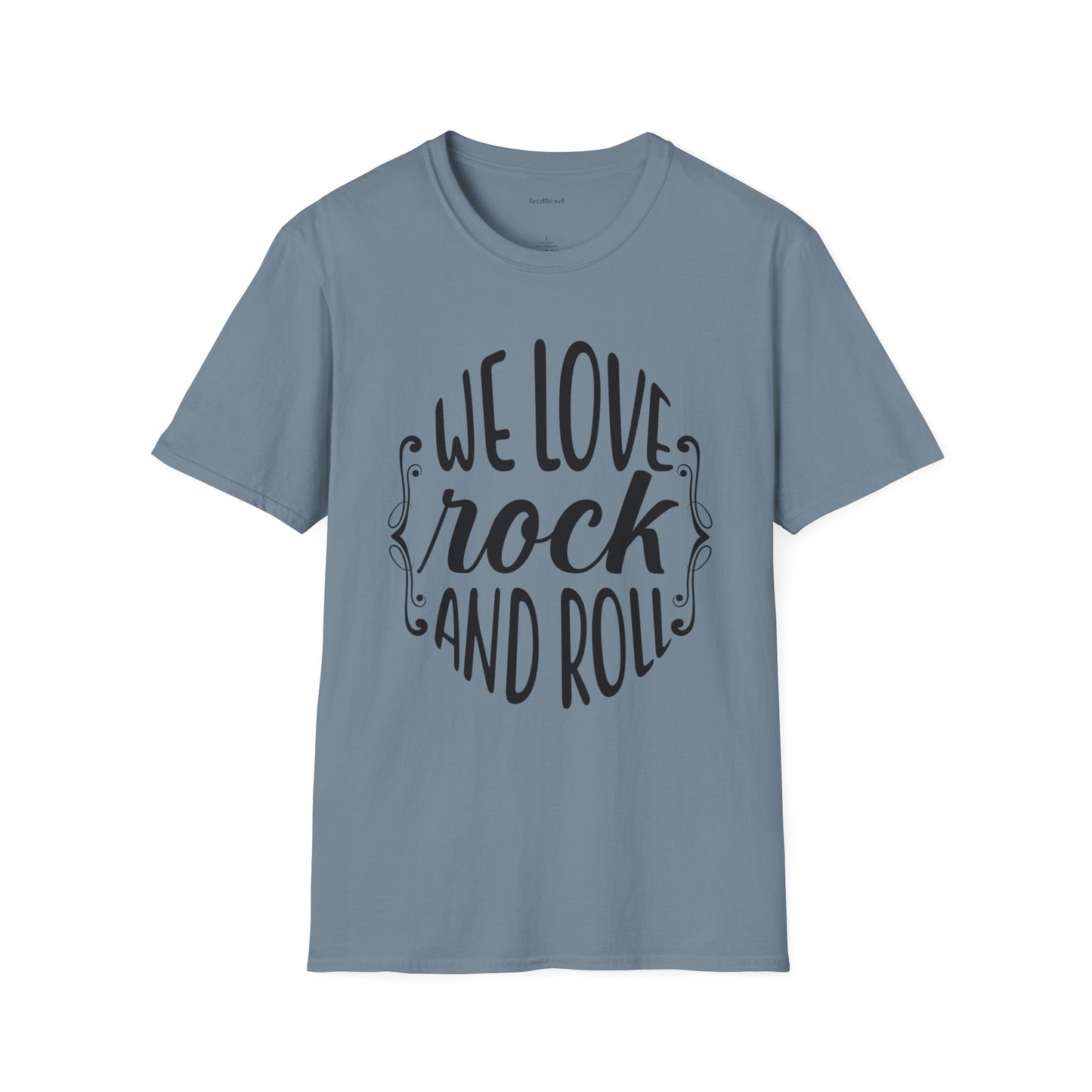 We Love Rock and Roll - Unisex Softstyle T-Shirt 100% Cotton Graphic